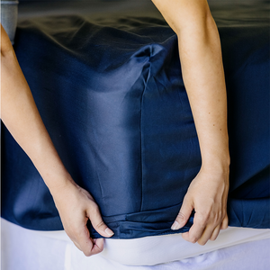Deep Blue Fitted Sheets
